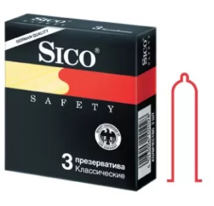 SICO (СИКО) презервативы Safety классические 3шт