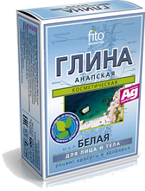 Фитокосметик Глина Анапская сухая белая, 100г