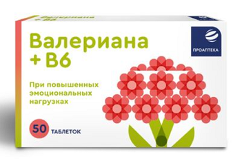 Проаптека Валериана+B6, таблетки 50шт БАД