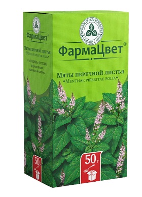 Мяты перечной листья, пачка 50г