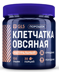 GLS (ГЛС) Клетчатка овсяная, порошок банка 120г БАД