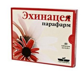 Эхинацея-Парафарм, таблетки 40 шт БАД