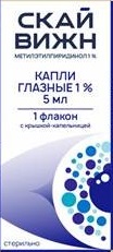 Метилэтилпиридинол Скайвижн, капли глазные 1%, в комплекте с крышкой-капельницей, 5мл