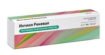 Ихтиол Реневал, мазь для наружного применения 100мг/г, 30 г