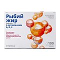 Купить рыбий жир с витаминами а,д,е витатека, капсулы 370мг, 100 шт бад в Нижнем Новгороде