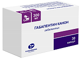 Купить габапентин канон, капсулы 300мг, 30 шт в Нижнем Новгороде