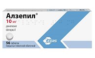 Купить алзепил, таблетки, покрытые пленочной оболочкой 10мг, 56 шт в Нижнем Новгороде