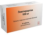 Купить леветирацетам, таблетки, покрытые пленочной оболочкой 1000мг, 30 шт в Нижнем Новгороде