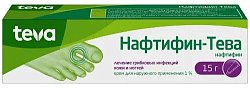 Купить нафтифин-тева, крем для наружного применения 1%, 15г в Нижнем Новгороде