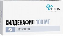 Купить силденафил, таблетки, покрытые пленочной оболочкой 100мг, 10 шт в Нижнем Новгороде