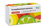 Купить аскорбиновая кислота с глюкозой, таблетки 100мг+877мг, 60 шт в Нижнем Новгороде