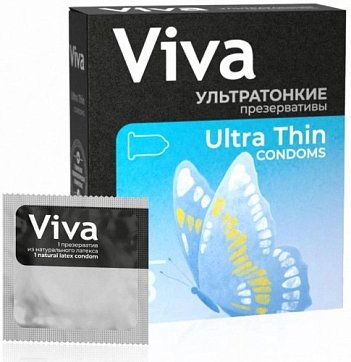 Viva (Вива) презервативы ультратонкие 3шт