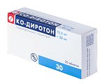 Купить ко-диротон, таблетки 20мг+12,5мг, 30 шт в Нижнем Новгороде