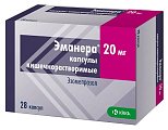 Купить эманера, капсулы кишечнорастворимые 20мг, 28 шт в Нижнем Новгороде