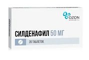 Купить силденафил, таблетки, покрытые пленочной оболочкой 50мг, 20 шт в Нижнем Новгороде