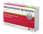 Купить бисопролол-велфарм, таблетки, покрытые пленочной оболочкой 5мг, 30 шт в Нижнем Новгороде