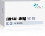 Купить пиразинамид, таблетки 500мг, 100 шт в Нижнем Новгороде