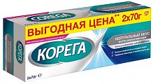 Купить корега крем для фиксации зубных протезов нейтральный вкус 70г, 2 шт в Нижнем Новгороде